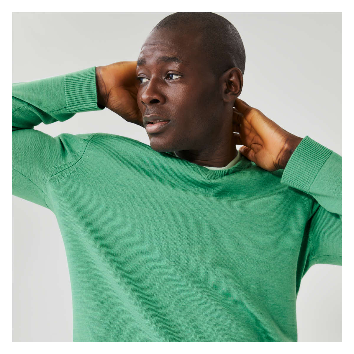 Lime green sweater mens best sale